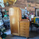 Vintage asymmetrical chest of drawers