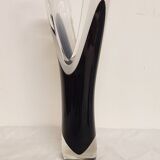Paul Kedelv glass vase for Flygsfors. Sweden, 1950s.