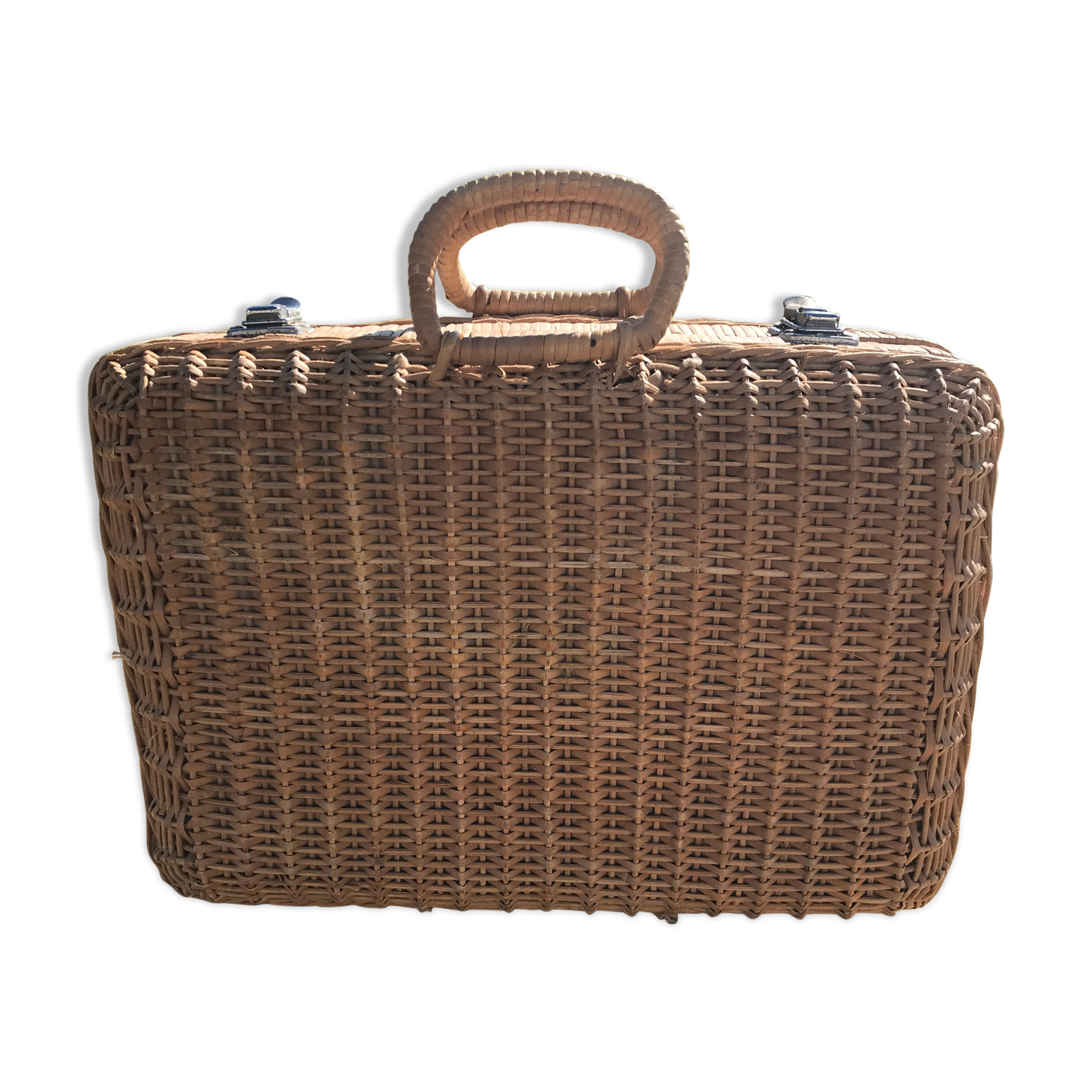 Vintage wicker case