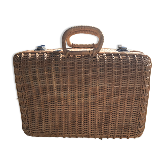 Vintage wicker case