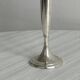 Small shiny metal bud vase
