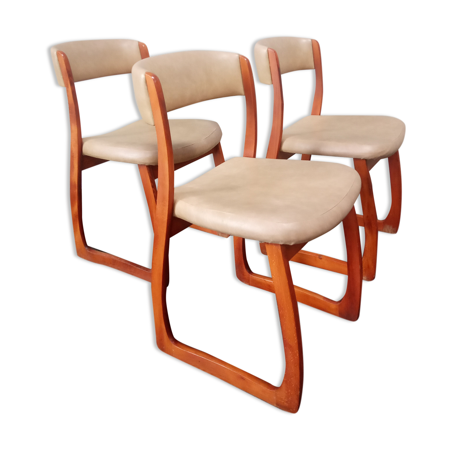 Vintage Self Sled Chairs