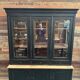 Two-piece cabinet in solid cherry wood