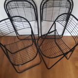 Set of 2 Alland folding chairs by Niels Gamelsgaard