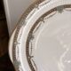 Porcelain Plate Limoges Harreau Fluted Edge Neo-Classical Style Louis XVI