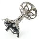 Art Nouveau figural centerpiece, silver-plated pewter, WMF, Germany, early 20th century