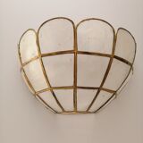 Mother-of-pearl wall sconce