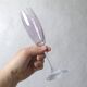 17 amethyst crystal glass goblets