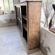 XXL industrial sideboard with glass doors