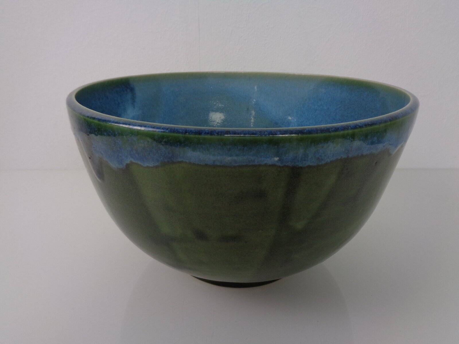 Large Danish studio ceramic bowl, 1960s