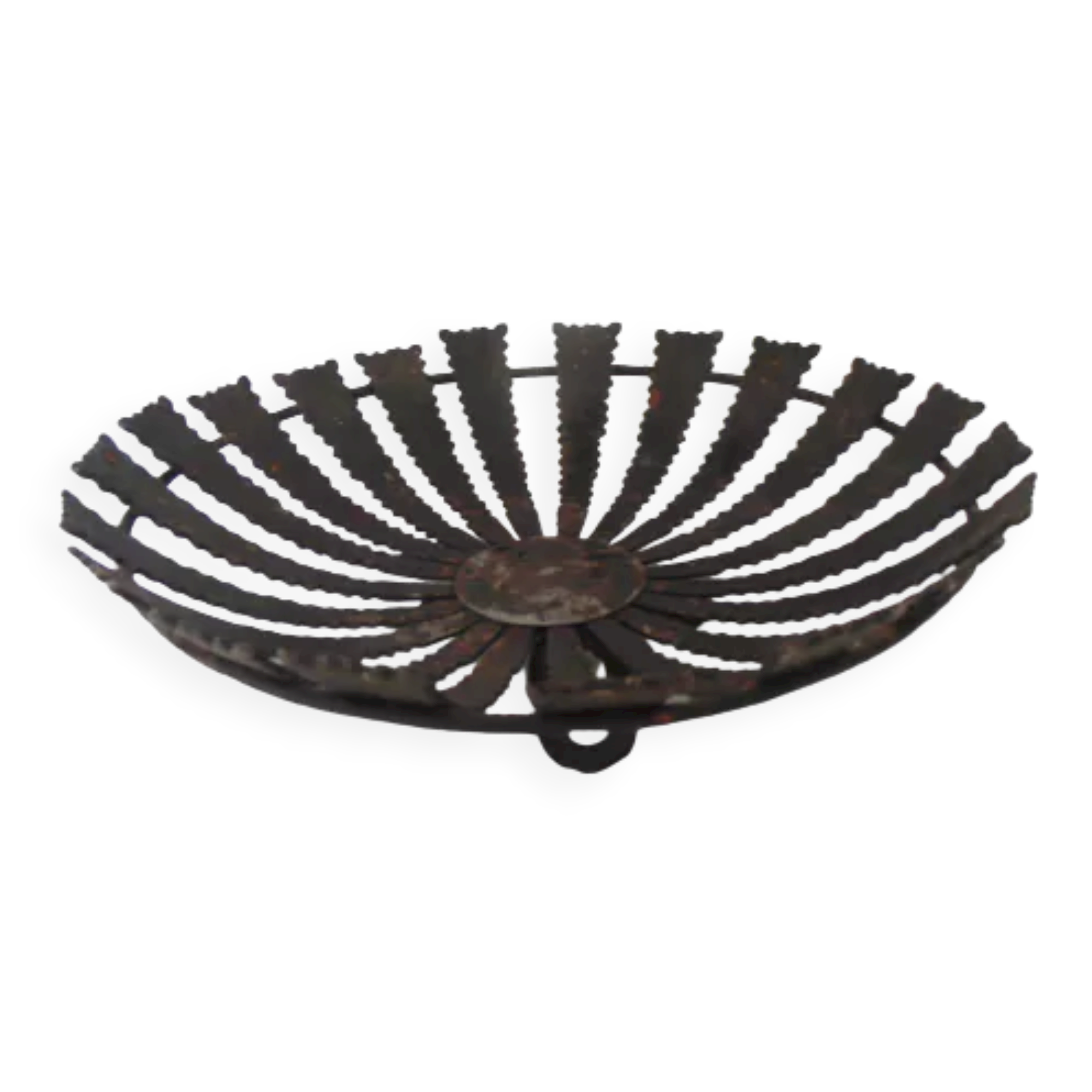 Wrought iron fruit basket