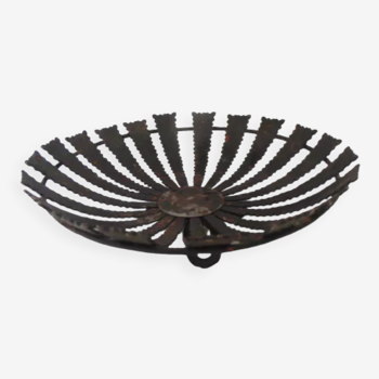 Wrought iron fruit basket