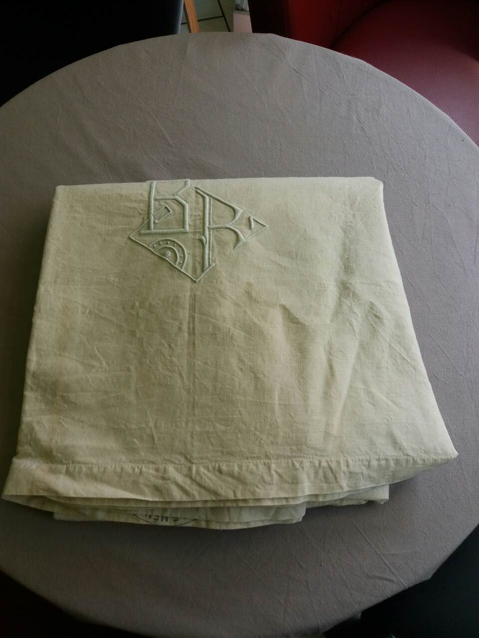 Old beige sheet Damascus