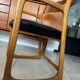 Vintage Baumann sleigh armchair