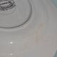 12 green deep plates "l'amandinoise"