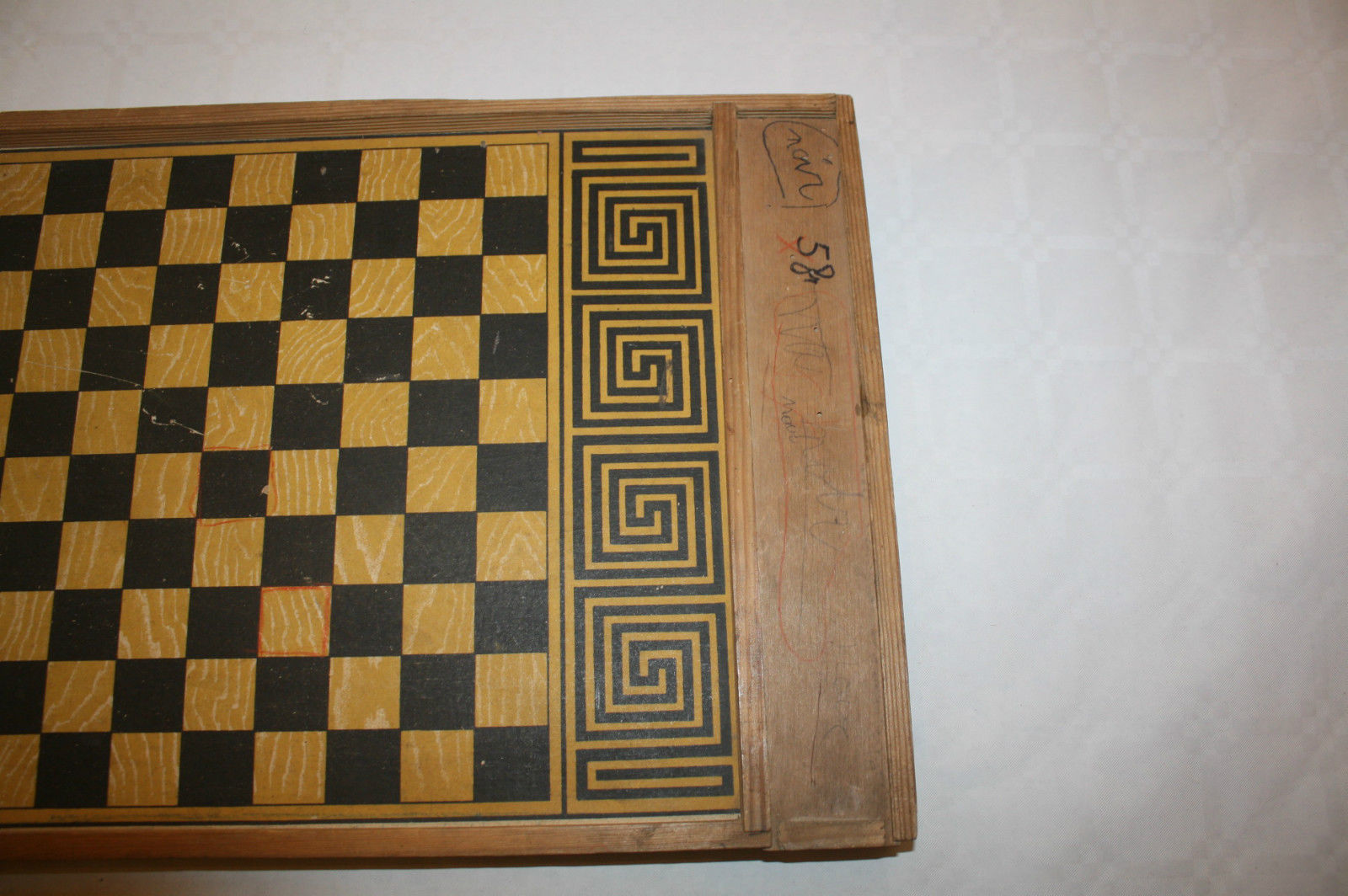 Ancient game of goose and ladies "La Grange"