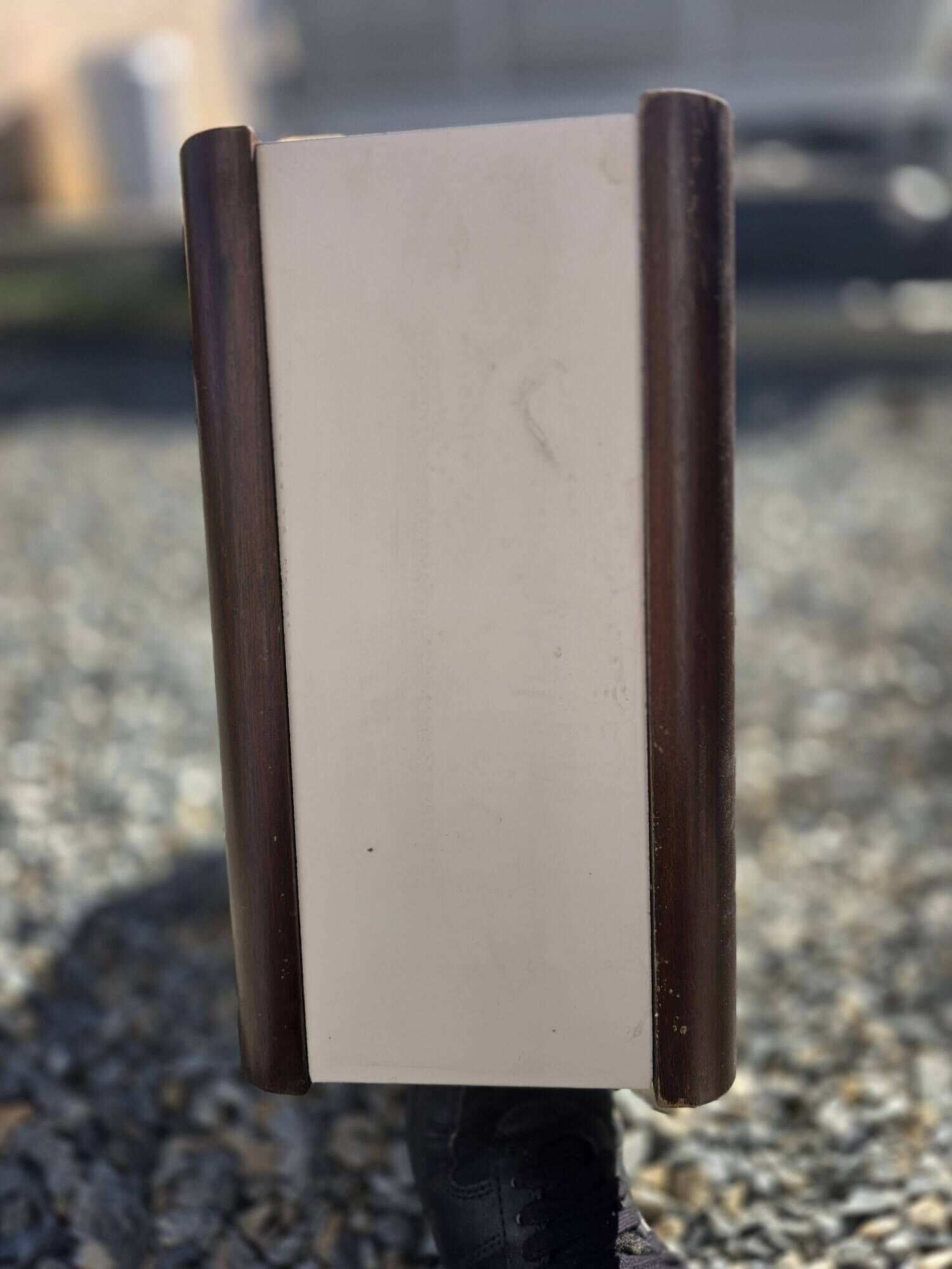 Vintage Gautier bedside table tulip base – 1970s Space Age