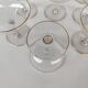 12 Baccarat crystal champagne coupes, circa 1900.