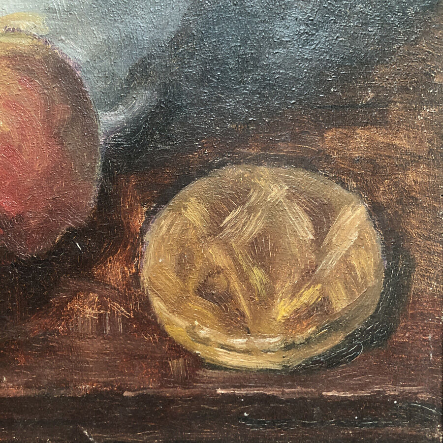 Old still life painting by Boutet