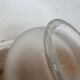 Lot 3 Tulips Antique Glass Cut Frosted Art Deco Lamps Lu