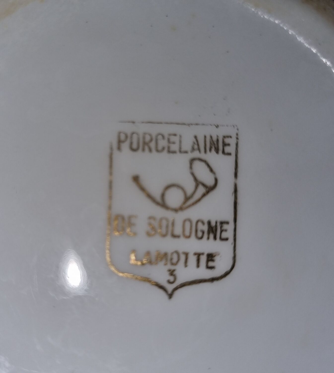 Cafetière porcelaine de Sologne et tasses
