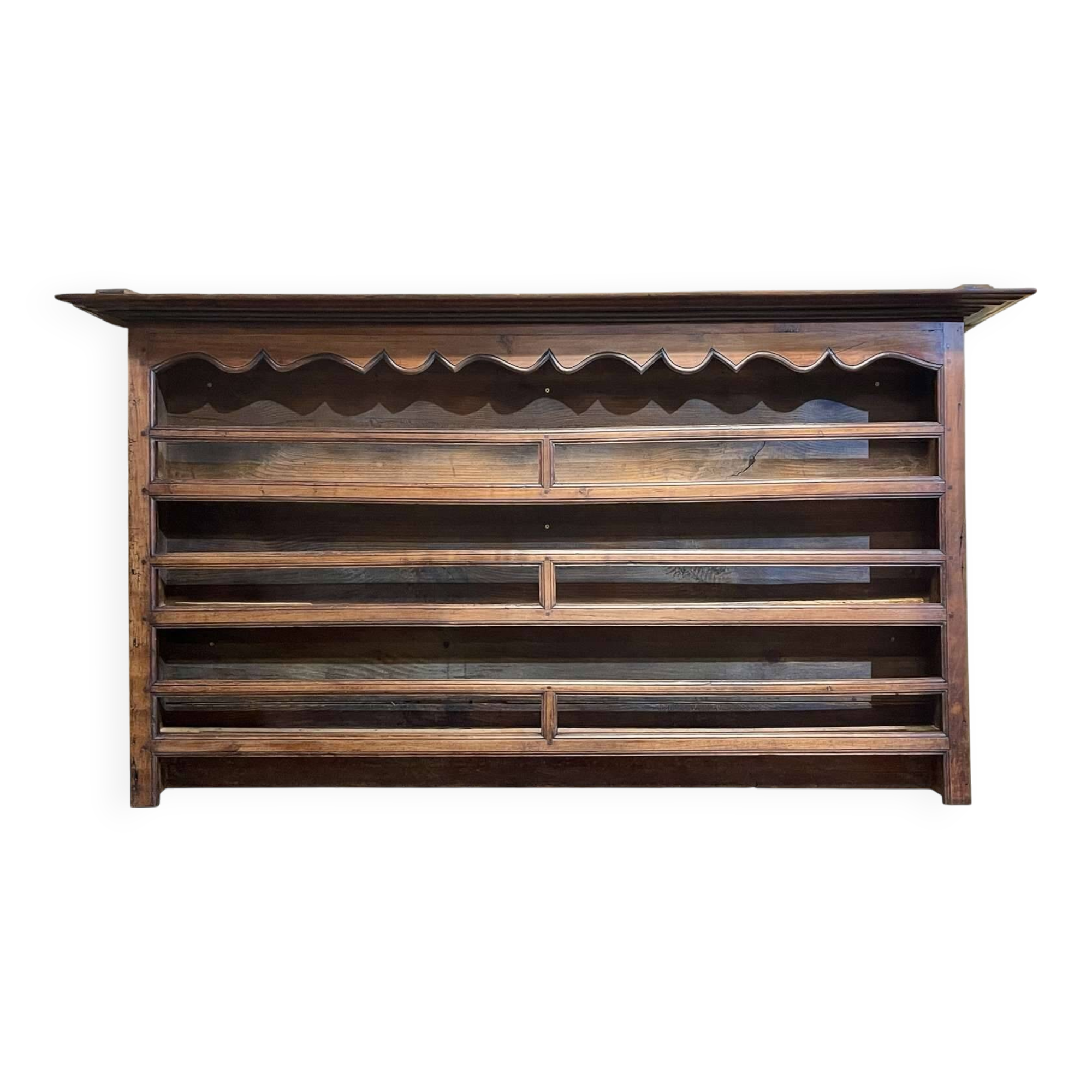 18th century dresser top in cherry and fir
