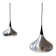 paire suspensions Orient par Johannes Hammerborg design Scandinave, années