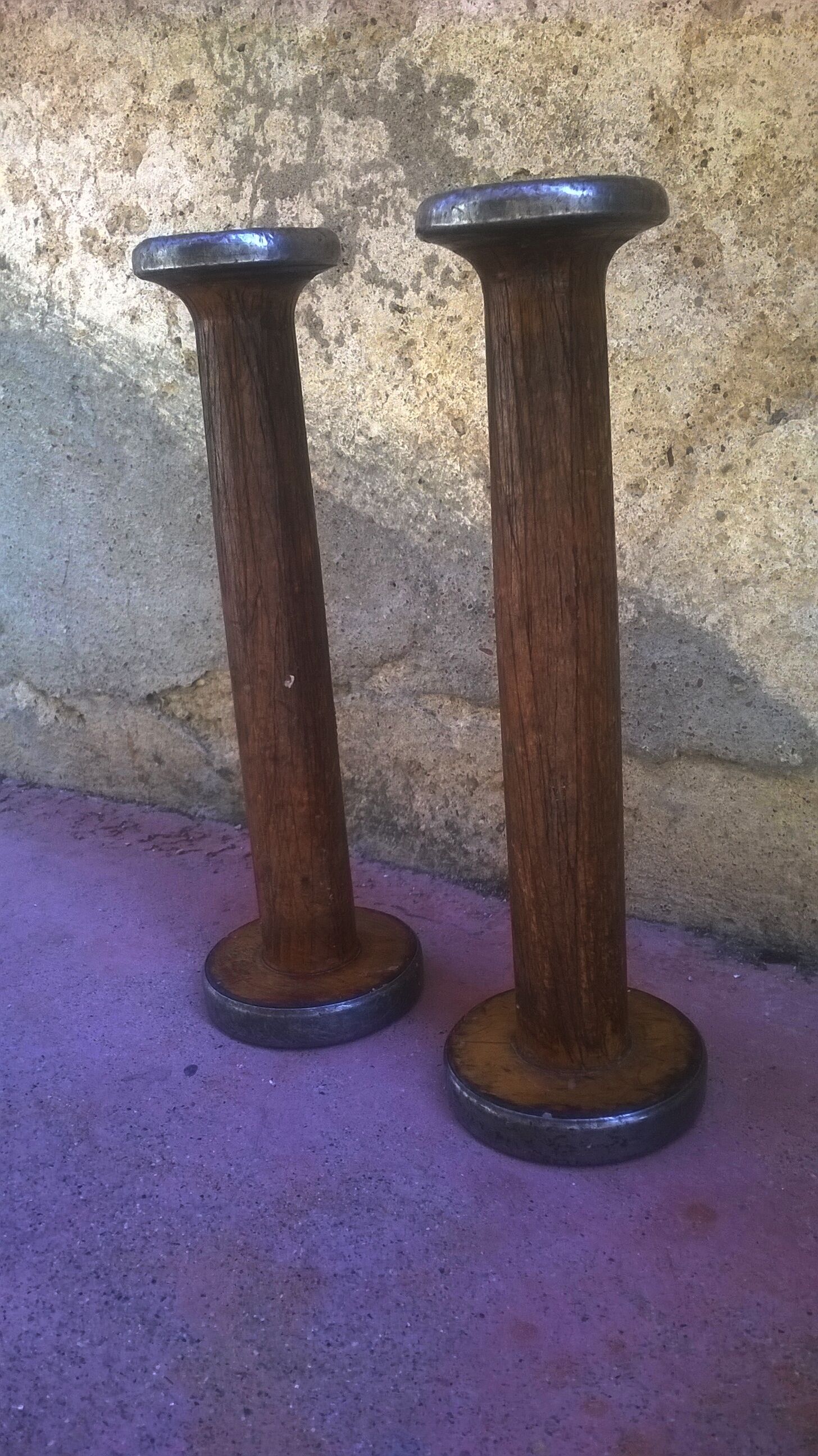 Pair of vintage candlesticks