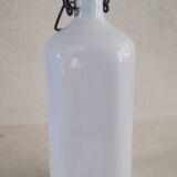 Stoneware bottle with cut sides