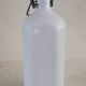 Stoneware bottle with cut sides