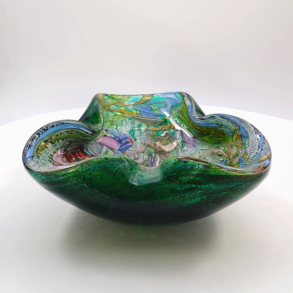 1950s Big Ashtray in Murano Glass by Dino Martens.