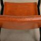Karen & Ebbe Clemmensen Safari Chair in leather for Fritz Hansen, Denmark