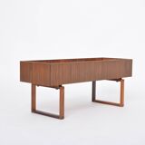 Elegant Danish Midcentury Wooden Planter Box