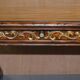 Double-sided writing desk in hardwood with gilt griffins, RJ Horner style.