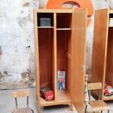 Vintage boarding school cabinet