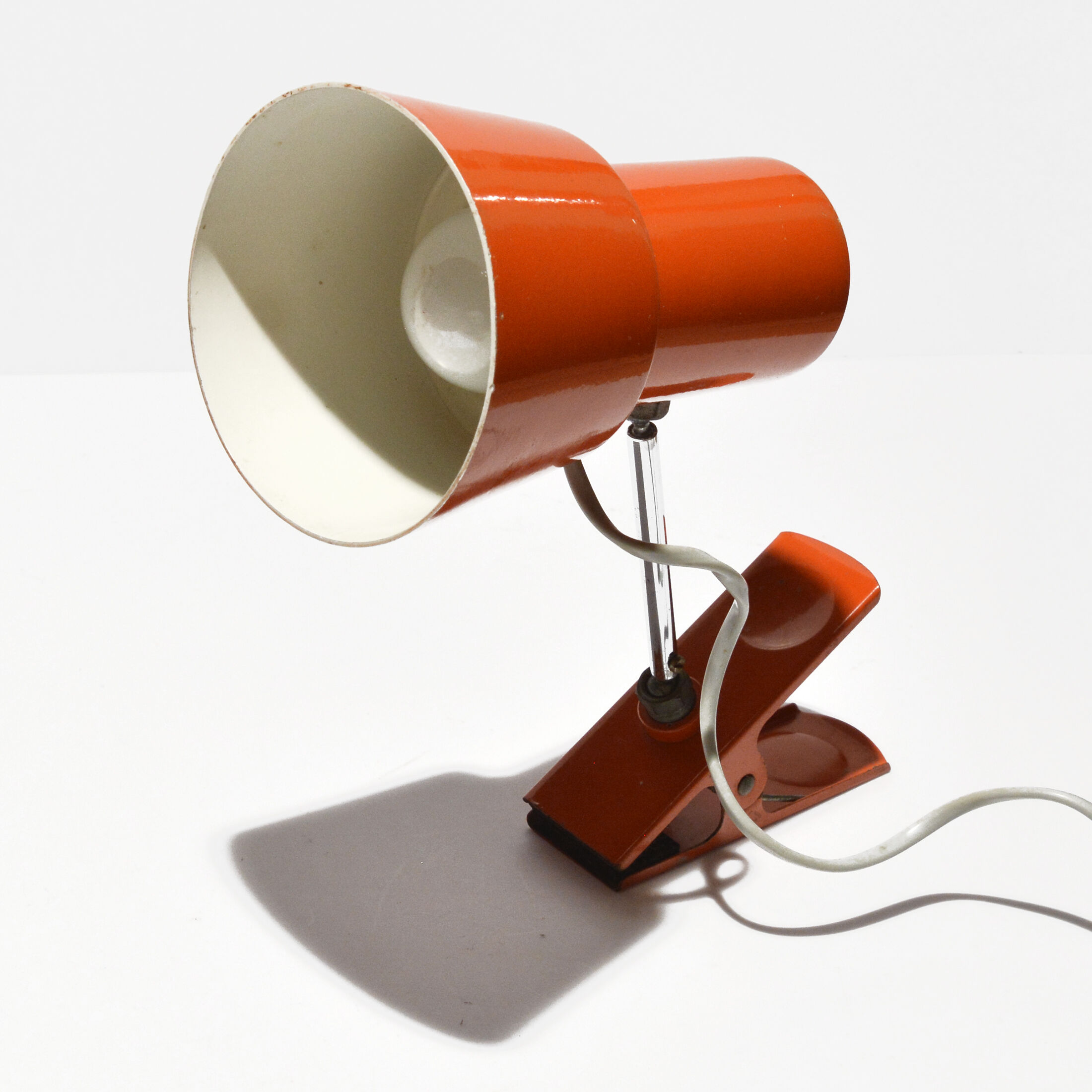 Lampe clip, conçue par J. Hurka, Napako, Tchécoslovaquie, années 1960