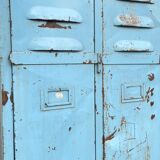 Vintage metal industrial wardrobe