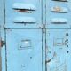 Vintage metal industrial wardrobe