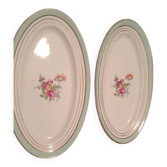 Lot de 2 plats 24/14 cm