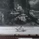 David Teniers II, La boudinait, engraving by Jacques Philippe Le Bas, eighteenth century