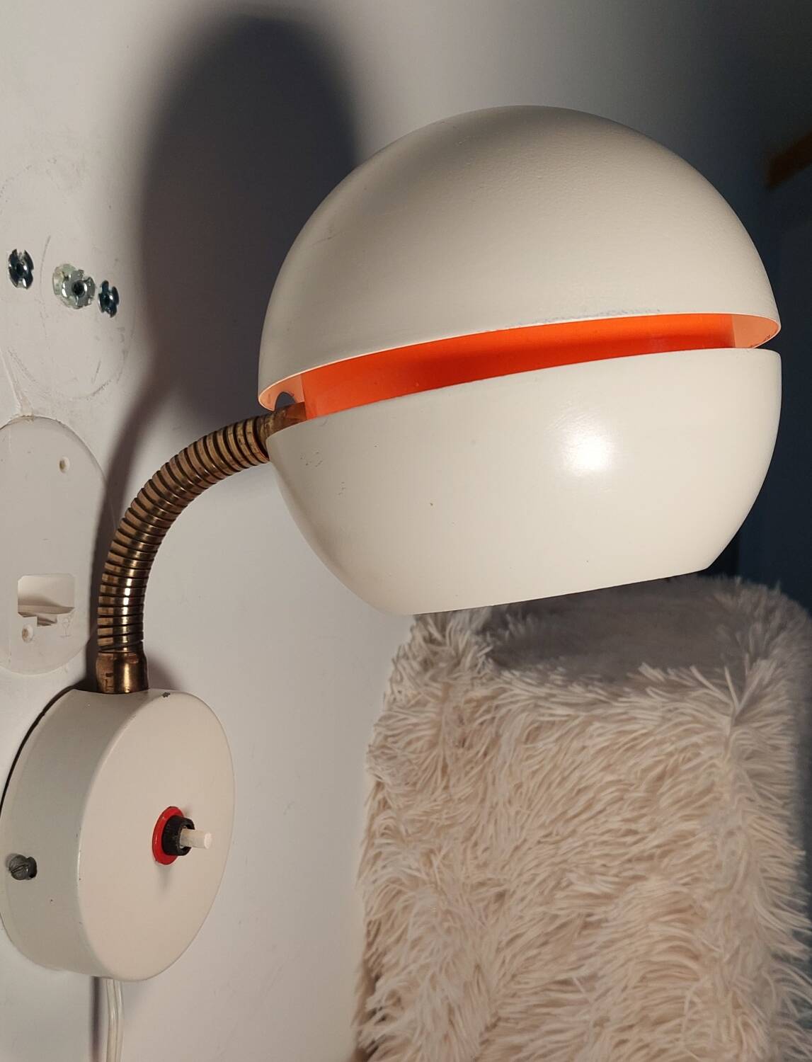 Pair of Denmark eye ball wall lights