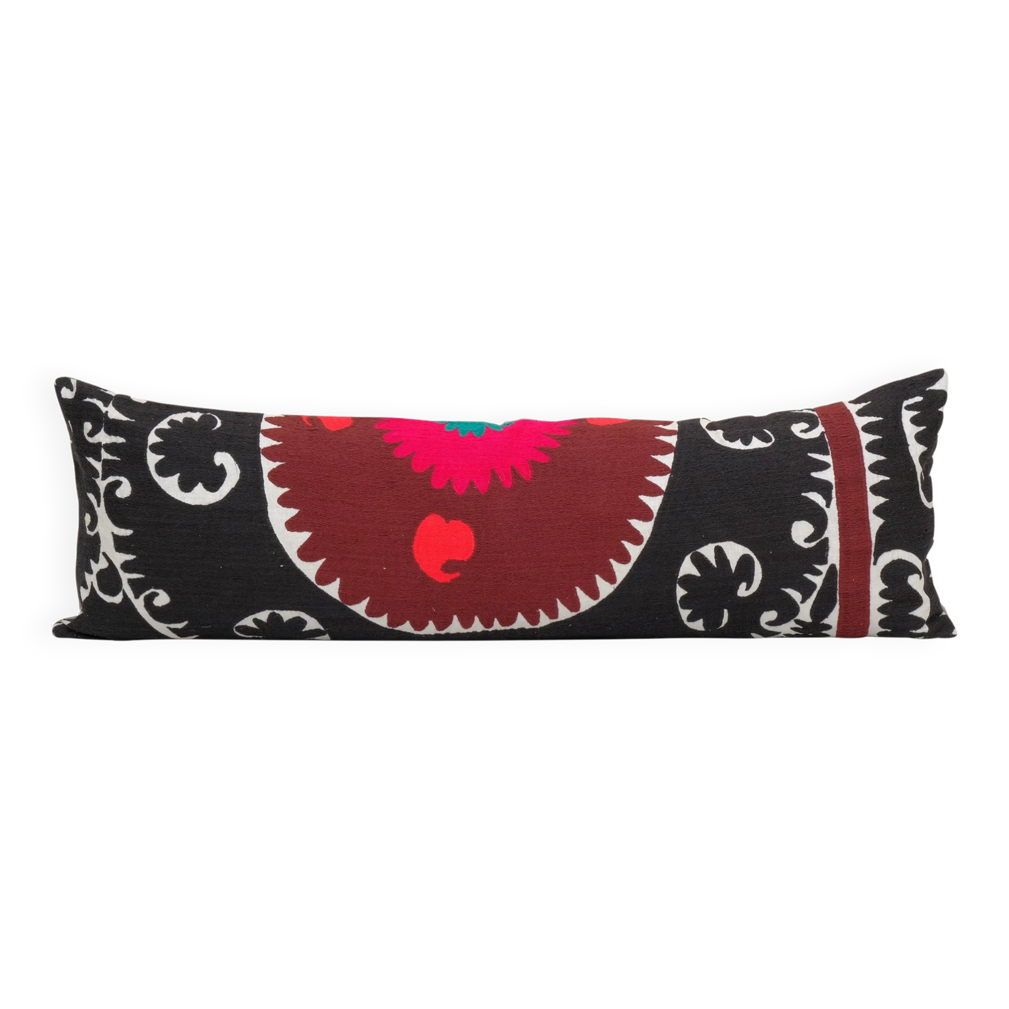 Vintage embroidered cushion cover 104x36 cm