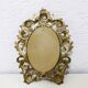 Miroir bougeoir en laiton