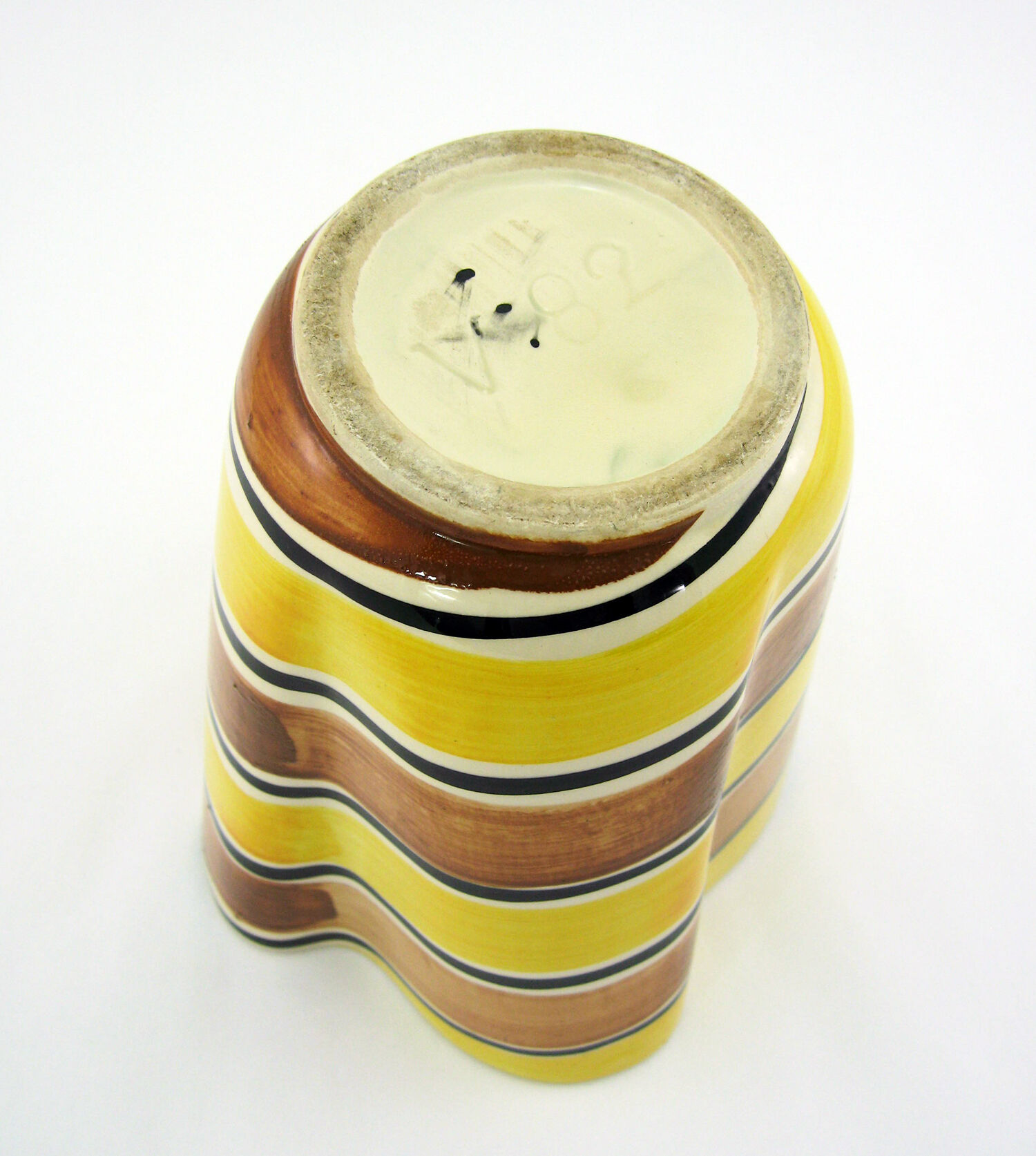 Ceramic handkerchief vase - Poët Laval France - vintage 50s