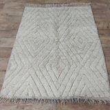 Handmade Moroccan Berber rug 155 X 124 CM
