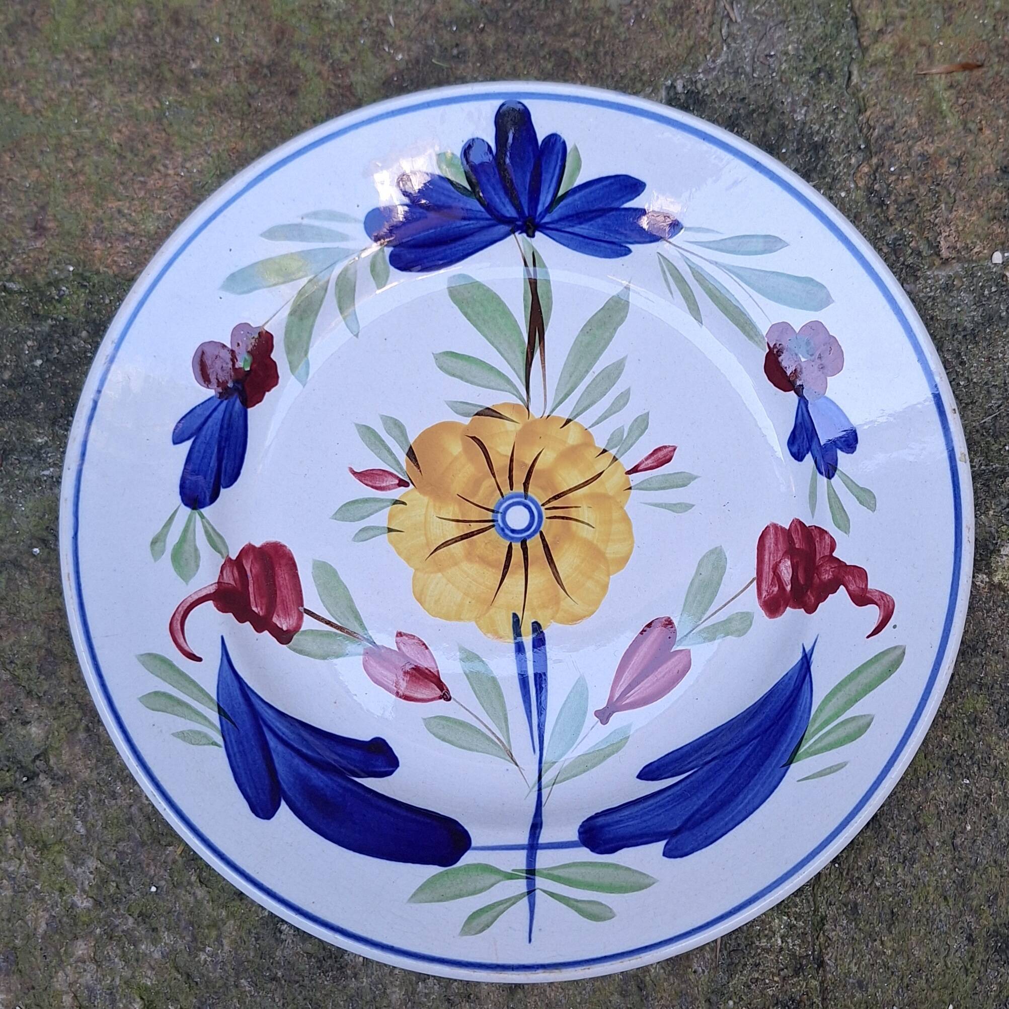 Plate dish Terre de Fer Choisy le Roi