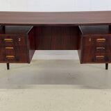 Bureau Danois En Palissandre Par Gunnar Nielsen Pour Tibergaard