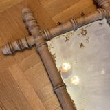 Bamboo barber mirror