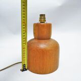 Lampe en bois massif Années 70