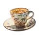 Tasse et soucoupe Sarreguemines Minton